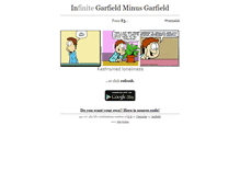 Tablet Screenshot of garfield.zweistein.cz
